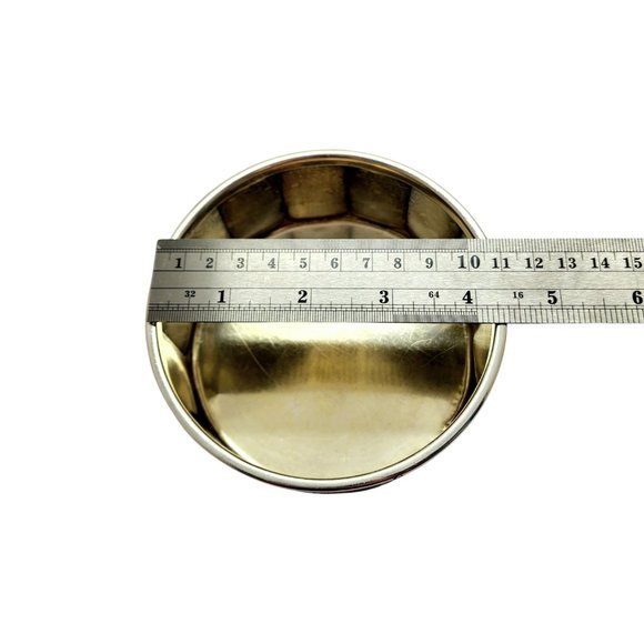 Gorham Silver Gold Wash Interior Nursery Rhyme Child's Bowl w/ Engraving #14018 - Picture 11 of 11